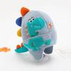 Chapéu de lã de outono e inverno infantil Garry Baby Chapéu de malha Cartoon Pequeno Dinossauro Bebê Chapéu de proteção de ouvido Chapéu quente bonito