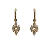 Pendientes de Clip Retro Coreanos, Pendientes de Diseño Nicho, Pendientes Brillantes en Forma de Diamante de Circonita de Imitación para Mujer, Versátiles y Elegantes, Pendientes de Lujo Ligero