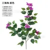 Novo buquê de bougainvillea artificial estilo chinês, flores artificiais para entrada de casa e mesa de jantar, decorações com flores artificiais, plantas verdes artificiais de casamento
