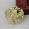 Broche de Accesorio para Joyería DIY con Gancho de Fénix Pequeño Recubierto de Cobre con Retención de Color Dorado Real 224*26mm B1734