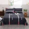 Sábana de una pieza engrosada de sarga, sábanas lijadas, dormitorio de estudiante, cama individual, funda nórdica doble sencilla de estilo nórdico para las cuatro estaciones
