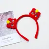 Diadema de Año Nuevo para Mujer, Bolsa de la Suerte Estilo Chino, Accesorios para el Cabello Despertar del León del Festival de Primavera, Saludos de Año Nuevo para Adultos y Niños, Diadema Linda, Tocado con Pasador