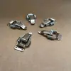 Fecho de mola dupla em aço inoxidável 304, fecho de caixa de madeira de alta resistência, clipe de caixa de máquina industrial, clipe bico de pato, acessórios de ferragem