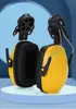 Protetores Auriculares Tipo Capacete para Proteção em Canteiro de Obras, Redução de Ruído, Fones de Ouvido Industriais com Cancelamento de Ruído, Protetores Auriculares Específicos para Canteiro de Obras