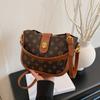 Bolso Cubo de Moda Estampado de Alta Gama para Mujer, Moda de Nicho, Cadena, Debajo del Brazo, Bolso Cruzado para Hombro Versátil