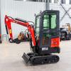Exportado a Arabia Saudita: Mini Excavadora de Orugas, Excavadora Pequeña para Trabajos de Demolición en Interiores, Excavadora Multifuncional de 1 Tonelada