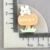 Oso Pequeño Pegamento de Crema Casero DIY Hecho a Mano Dibujos Animados Accesorios de Resina Serie Estilo Pastoral Material para Tocado Parche para Pasador