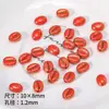 Grânulos de vidro tcheco imitação grãos de café diy pulseira feita à mão colar corrente de celular com contas acessórios material