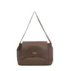 Bolso Retro de Gran Capacidad para Mujer 2025 Otoño e Invierno Nuevo Bolso de Hombro Único Bolso de Axila Superficie Suave Simple Bolso de Cadena Almohada para Viajero