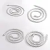 Collar de Tenis de Plata de Ley S925 con Moissanita Moda Europea y Americana Versátil Estilo Ins Joyería Brillante de Alta Gama