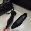 Zapatos planos de tacón grueso con punta cuadrada estilo francés poco profundos 2026 para mujer, zapatos de noche retro versátiles de tacón bajo, zapatos de abuela