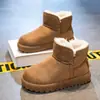 Botas de Nieve para Niños 2026 Estilo Nuevo Zapatos de Invierno Aterciopeladas Espesas Calientes de Algodón para Niñas Niños Adolescentes Botines Cortos