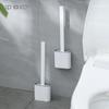 Cepillo de Inodoro Sin Ángulo Muerto Cepillo de Silicona para Inodoro Práctico Gadget Montado en la Pared Limpieza Doméstica para Baño