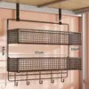 Essenciais para Dormitório de Faculdade Prateleira de Armazenamento para Cama Inferior Quarto Cama Suspensa Artefato de Armazenamento Gancho de Parede para Cabeceira Gancho Rack