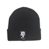 Comercio Exterior Otoño e Invierno Nuevo Estilo Gorro de Punto Ins para Mujer con Bordado en Inglés, Gorro de Lana Cálido Versátil para Hombre, Gorro de Estilo Coreano de Moda