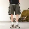 Pantalones Cortos de Trabajo Funcionales de Bolsillo Modelo 2026 para Hombre, Pantalones Exteriores de Pierna Recta Sueltos de Verano, Pantalones Cortos de Longitud Media para Hombre, Estilo de Verano