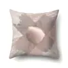 Funda de almohada de poliéster marmoleado estilo ins nórdico estampado geométrico terciopelo piel de melocotón funda de almohada para sofá de sala de estar QTH03
