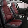 Funda para Asiento de Coche Tejido Técnico Transpirable En Stock Cojín Universal para Todas las Estaciones Cojín de Asiento de Cobertura Total con Soporte Lumbar Funda de Asiento para Cinco Plazas