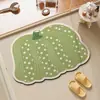 Alfombrillas de Barro de Diatomeas Heterosexuales de Dibujos Animados para Baño del Hogar Alfombrillas Absorbentes para Suelo Entrada Entrada Alfombrillas Resistentes al Desgaste para Puerta En Stock