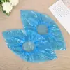 Cubrezapatos Desechables Impermeables de Plástico Pe Paquete de 100 Engrosados y Ampliados para Días Lluviosos, Resistentes al Desgaste, Antideslizantes para Uso en Taller y Hogar, Venta al por Mayor