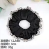 Goma para el Cabello de Cristal Estilo Coreano para Mujer, Diadema de Color Sólido Imitación Seda de Alta Gama, Goma para Cola de Caballo Baja Estilo Perezoso
