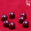 Cuentas Sueltas de Cristal Cinnabar Mingdu Arena Dorada Púrpura Cuentas Redondas Semiacabadas Arena Roja Imperial Cuentas Decorativas para Manualidades y Joyería