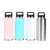 Botella de Agua Deportiva Portátil de Acero Inoxidable de 36 oz con Recubrimiento en Polvo, Taza Portátil Aislada para Exteriores con Asa, Botella de Agua para Ciclismo y Senderismo