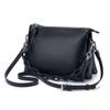 Nova bolsa feminina de couro genuíno, bolsa de ombro grande capacidade, bolsa mensageiro, primeira camada de couro de vaca, bolsa feminina requintada de alta qualidade