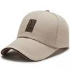 Gorra de béisbol para hombre, para primavera y otoño, para exteriores, versátil, de moda, con visera, estilo coreano, informal, de ala larga, con protección solar, para verano