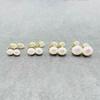 Pendientes de perlas de plata de ley 925 de alta gama, retro, ligeros, de lujo, de imitación de perla de Akoya, sin orificios para las orejas, con clip para las orejas y espiral antimosquitos.