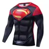 Camiseta Casual Masculina Versátil da Moda com Estampa 3D Transfronteiriça Camiseta de Manga Longa Casual Fábrica de Origem