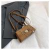 Bolsa Quadrada Pequena Fecho Moda Estilo Coreano Bolsa de Mão Coração 2023 Bolsa de Ombro Transversal Feminina Moda Simples Novo Estilo
