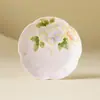 Posavasos de cerámica Dan Yun Yunshang para taza de té, alto valor estético, juego de taza y platillo personal exquisito, plato de aperitivos estilo chino para uso doméstico