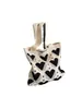 Bolso tejido nuevo para mujer, bolso de mano tejido versátil, bolso de muñeca, bolso tote, bolso tejido de poliéster, bolso grande en forma de corazón