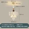 Lustre de cristal estilo francês para sala de estar, novo 2026 vintage criativo vidro luxo leve de alta qualidade para sala de jantar e quarto luminária