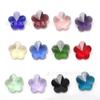14mm Furo Médio Flor de Ameixa Contas Soltas Furo Reto Contas Soltas de Vidro Acessórios para Pulseira DIY Acessórios para Roupas Adesivos DIY