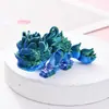 Múltiples Colgantes de Llavero de Animales Realistas Impresos en 3D, Figuras Modelo Articuladas Móviles de Oso y Zorro