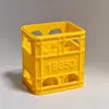 Caja de Almacenamiento de Baterías Apilable Estilo Marco de Cerveza Impresa en 3D para Baterías Aa, Aaa, 18650, 21700, 9V