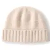 Cachemira 2026 Otoño/Invierno Nuevo Moda Unisex Versátil Simple Cálido Protección para Orejas Protección contra el Frío Gorro de Punto