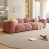 Estilo Crema Estilo Francés Gato Rascador Polar Sala de Estar Gelatina Recto Lujo Ligero Simple Moderno Apartamento Grande y Pequeño Sofá