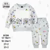 Sudadera de Otoño Nueva de Cuello Redondo Transfronteriza Material Ropa para Bebés y Niños Traje de Dos Piezas Traje Deportivo Casual [Mayoreo]