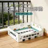 Bandeja sanitaria desechable para gatitos, bandeja sanitaria impermeable temporal para gatos para uso en exteriores, bandeja sanitaria plegable portátil grande para gatos para uso en automóvil