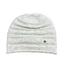 26 Otoño/Invierno Etiqueta Metálica Uso Diario Gorro Tejido Color Sólido Simple Casual Versátil Dobladillo Plegado Headwrap Sombrero para Clima Frío