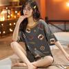 Pijama de Patricio Estrella 2025 para Mujer Verano Manga Corta Shorts Dibujos Animados Lindo Estudiante Talla Grande Conjunto de Ropa de Casa para Estudiante