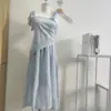 Fábrica de Vestuário Feminino Liquidação Especial Bem-Estar Vestido Feminino Cor Quebrada Genuína Roupas de Verão Atacado