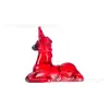 Adornos de Animales Unicornio con Cuernos de Colores Transfronterizos Decoraciones de Oficina Ciervo de Cristal Regalos para el Día de Navidad de los Niños