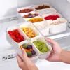 Essencial de Verão Compartimento para Ingredientes em Pó de Gelo Caixa Crisper de Geladeira Plástico Grau Alimentício Cozinha Caixa Selada para Armazenamento de Frutas