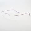 Gafas Ashe en stock al por mayor montura de gafas cómoda ligera sin montura se pueden equipar con luz anti-azul 6041