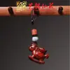 Accesorios de Madera Maciza Tallada de Caballo del Zodiaco Volador Cadena para Teléfono Móvil Colgante Yiming Xianyuan Llavero Creativo de Caballo de Sándalo