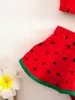 2027 Nuevo Traje de Baño Transfronterizo para Niñas Conjunto Dividido de Tres Piezas para Niños Medianos y Grandes Ropa de Baño Infantil